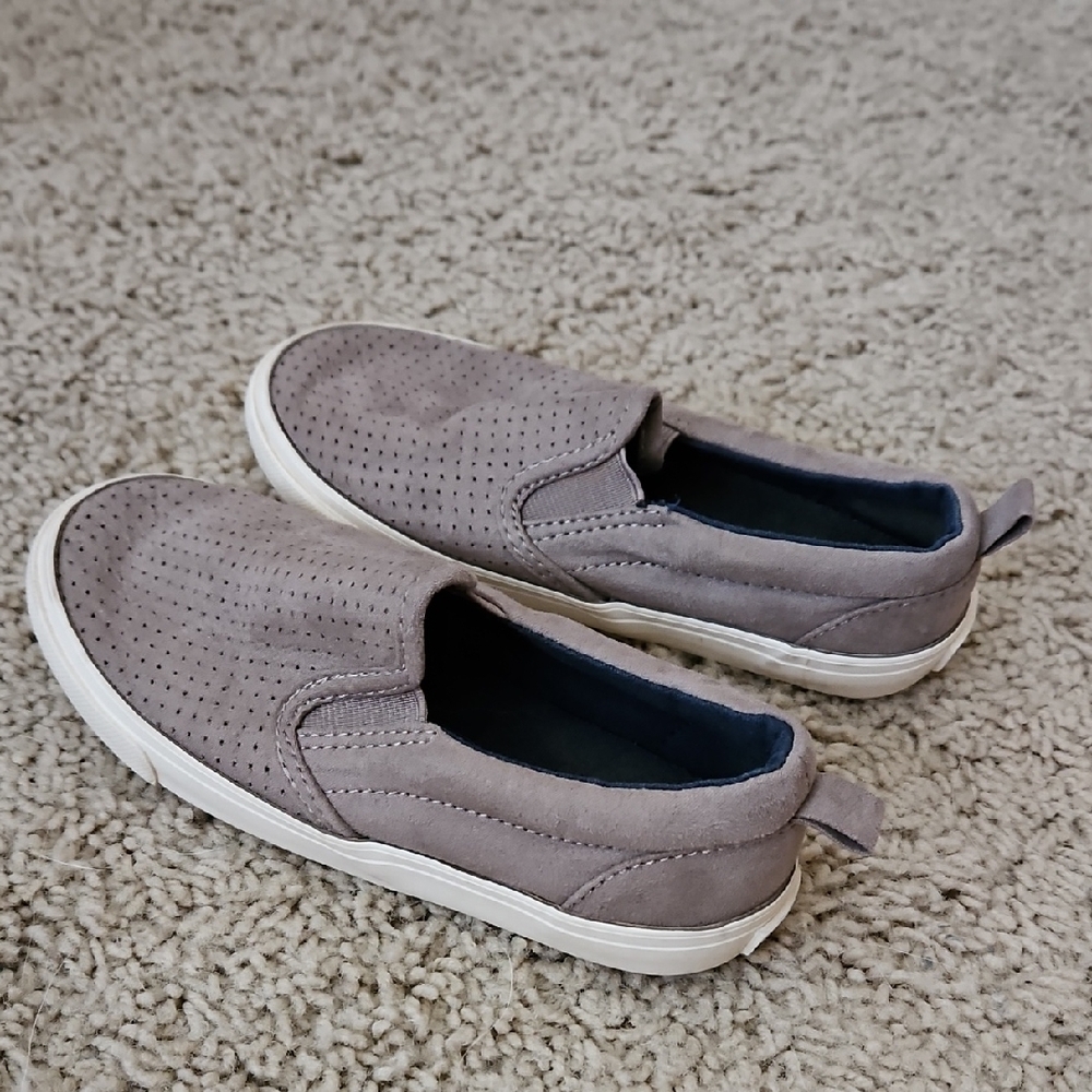 Gray Slip-On Sneakers
